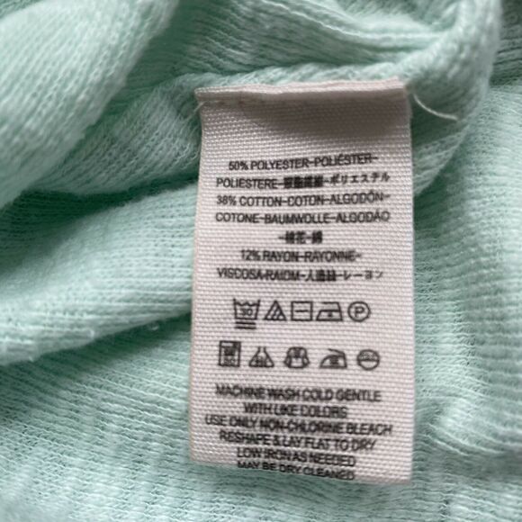 we the free Palisaides Sweater Medium Top Knit slub shoulder dolman sleeve - Picture 6 of 9